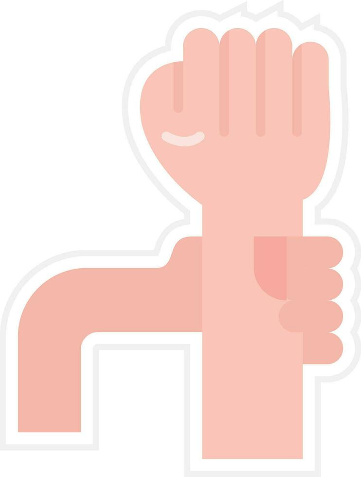 Self Restraint Vector Icon