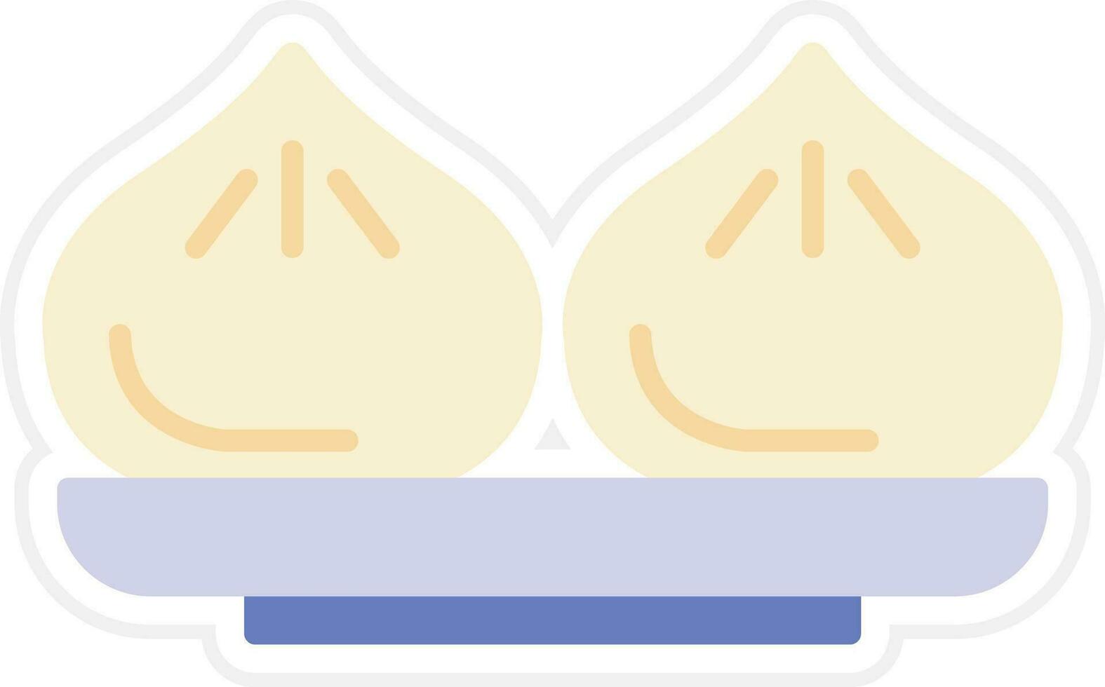 empanadillas vector icono