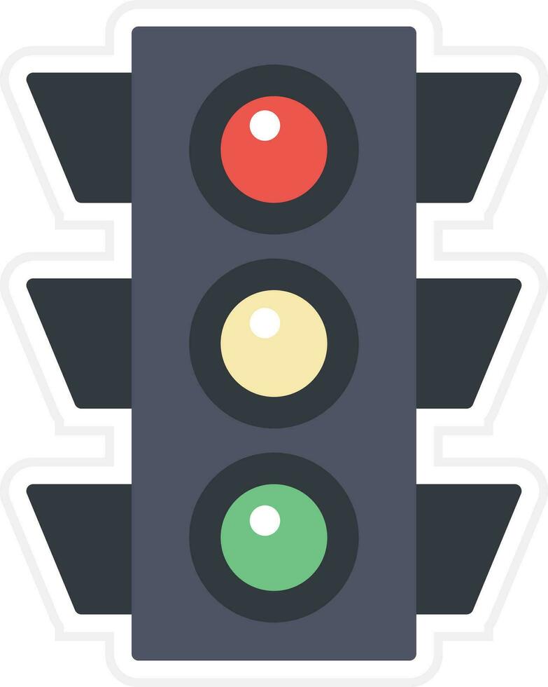 Traffic Light Vector Icon