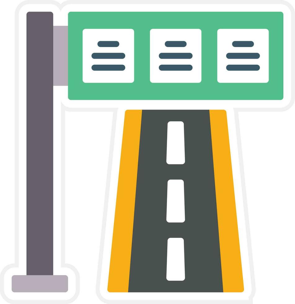 Highway Vector Icon