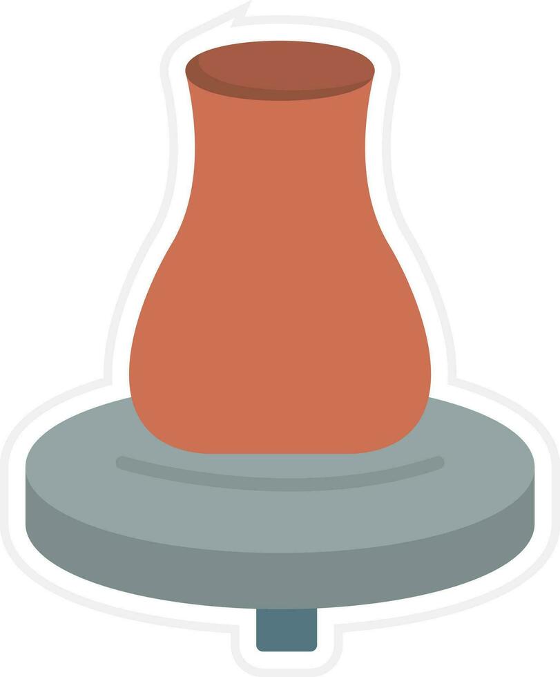 Potter Wheel Vector Icon