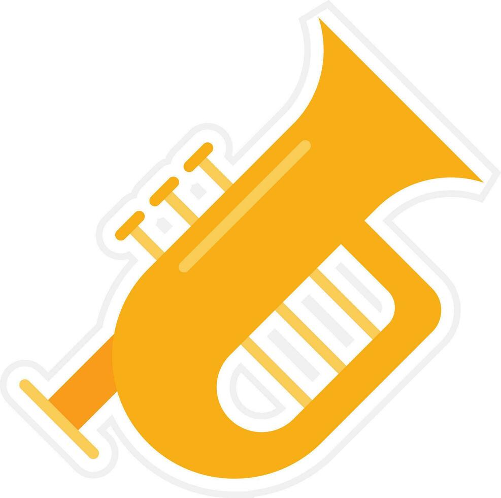 icono de vector de tuba