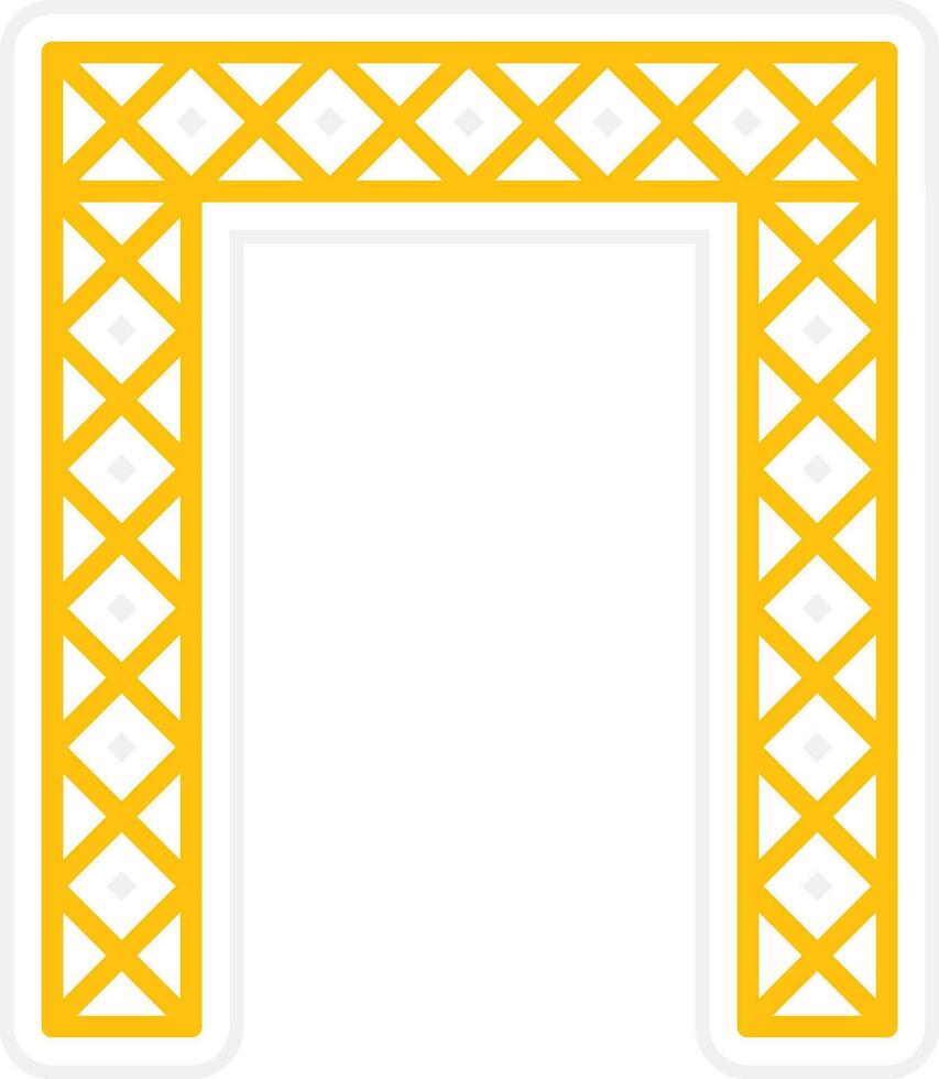 Dubai Gate Vector Icon