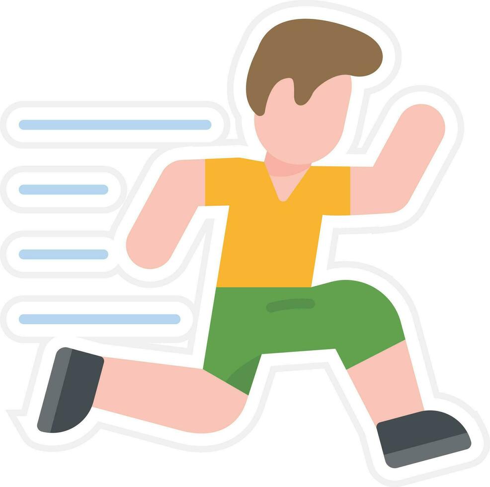 Running Person Vector Icon