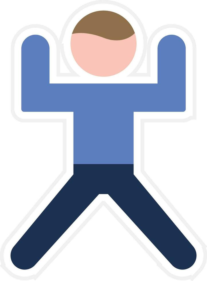 Person Exercising Vector Icon