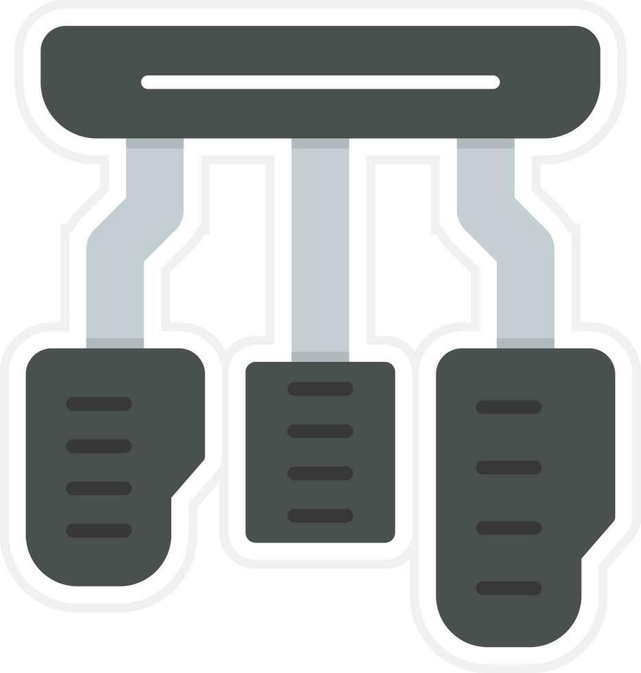 Car Pedal Vector Icon