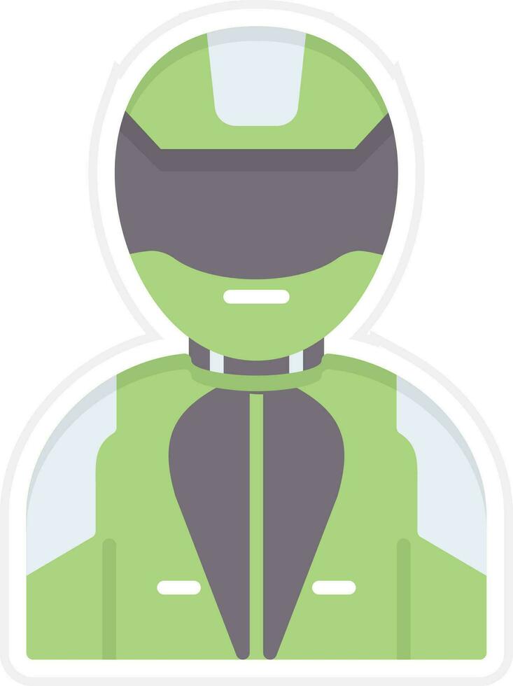 Racer Vector Icon