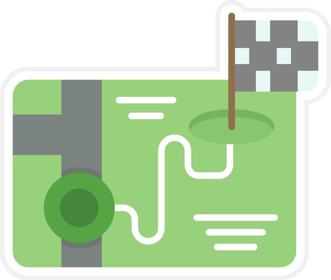 Race Navigation Vector Icon