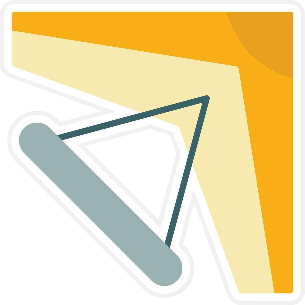Glider Vector Icon
