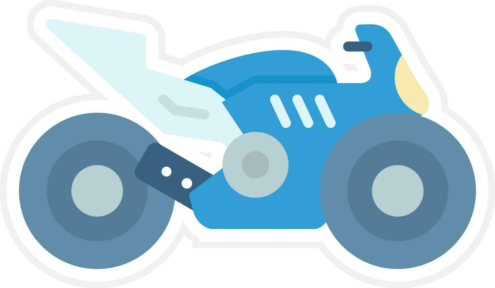 Race Bike Vector Icon