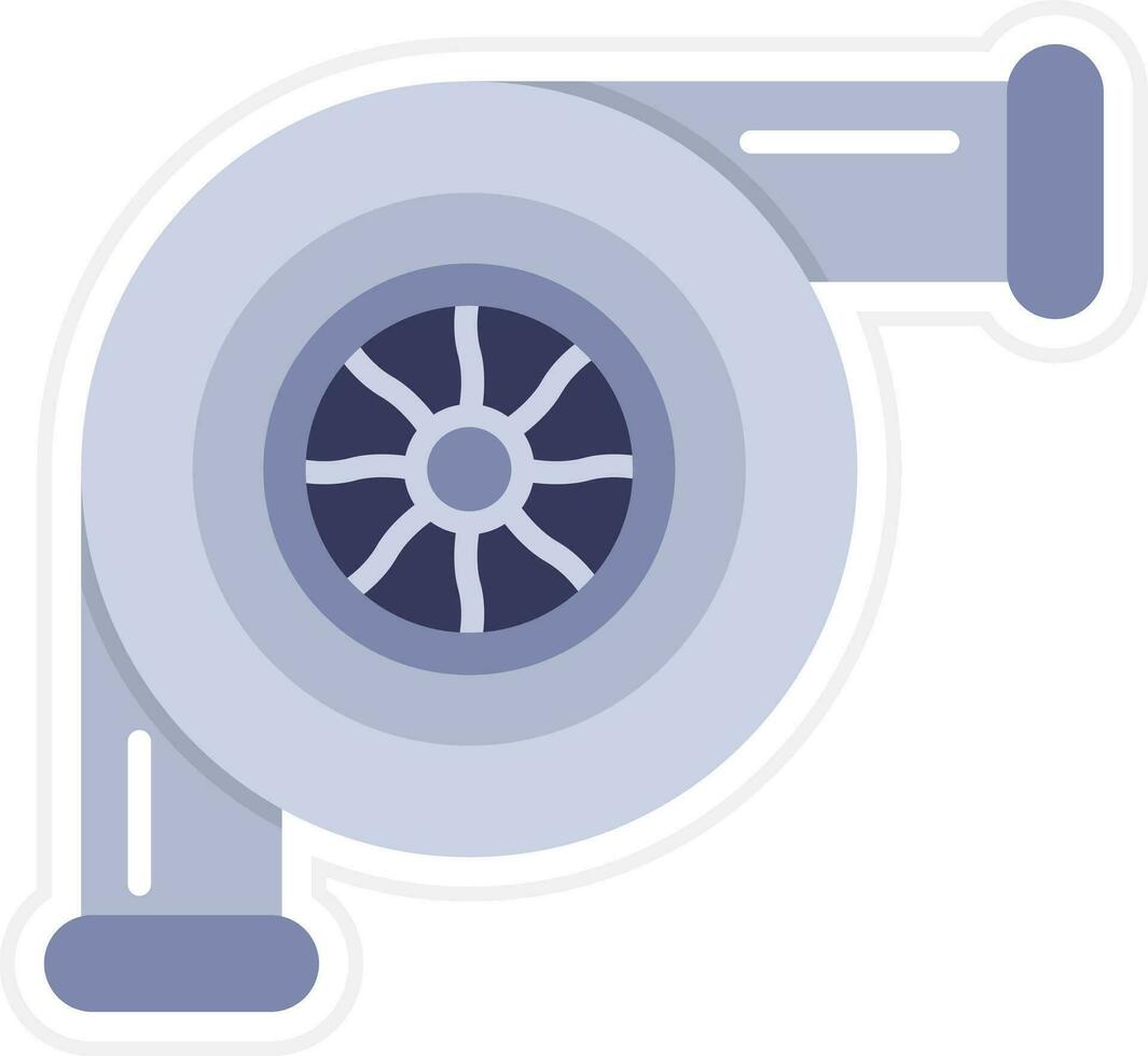 icono de vector turbo