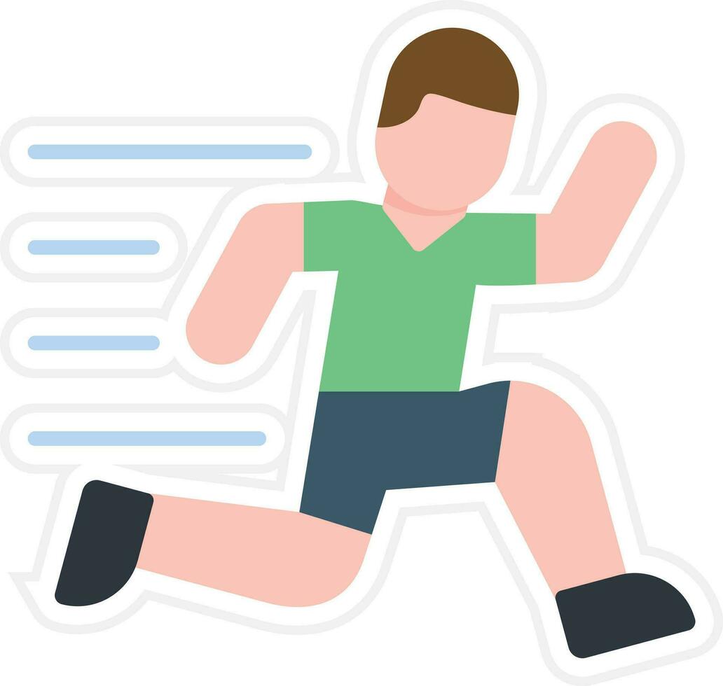 atletismo vector icono