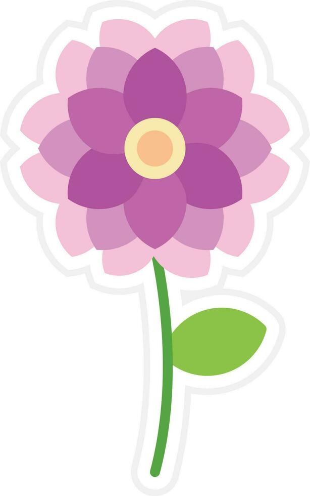 Dahlia Vector Icon