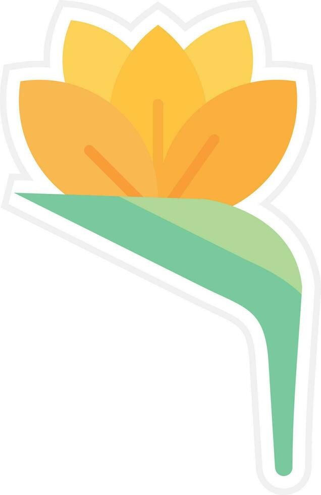 Bird Of Paradise Vector Icon