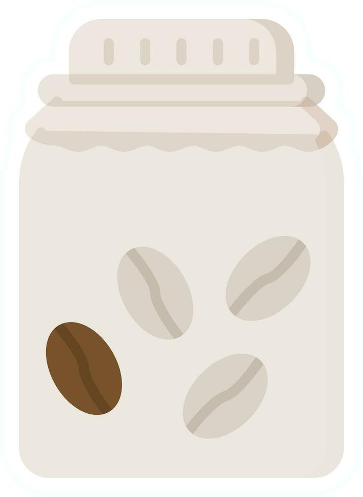 Coffee Jar Vector Icon