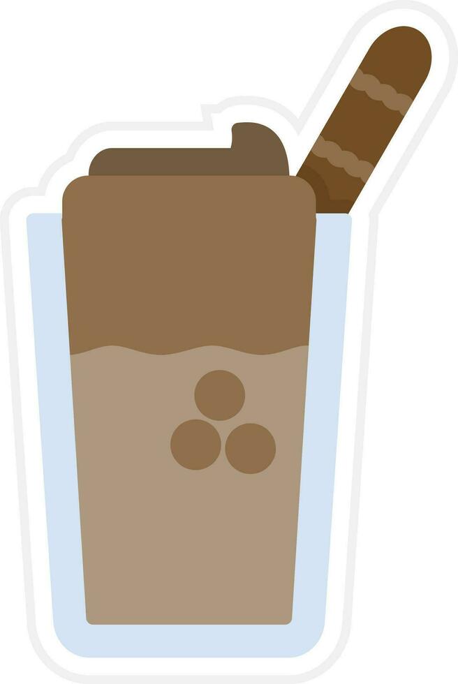 chocolate Leche vector icono