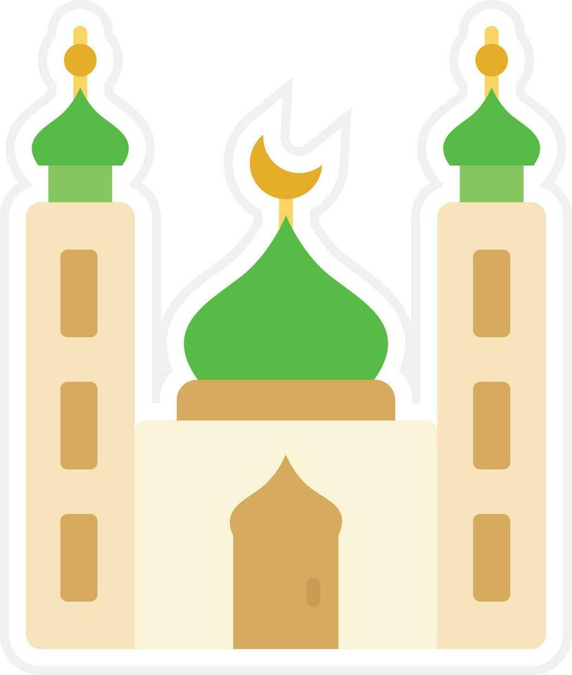 Small Mosque Vector Icon