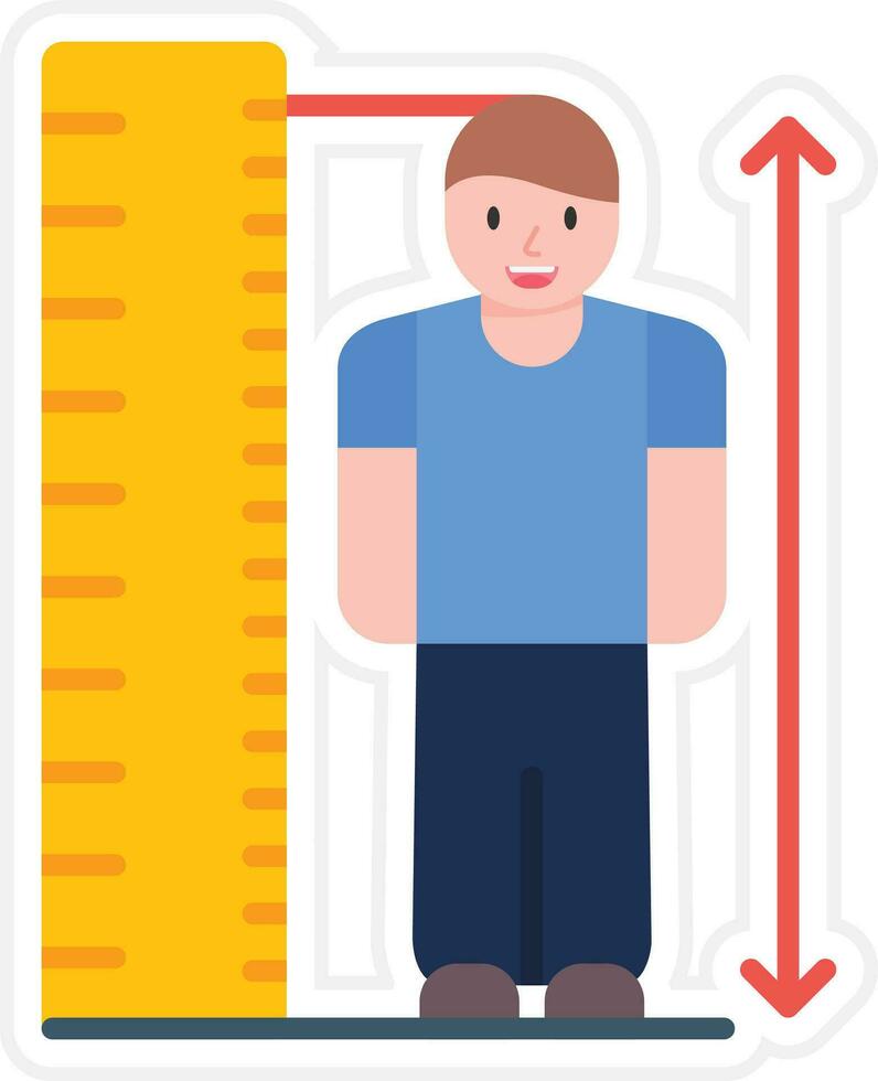 Height Check Vector Icon