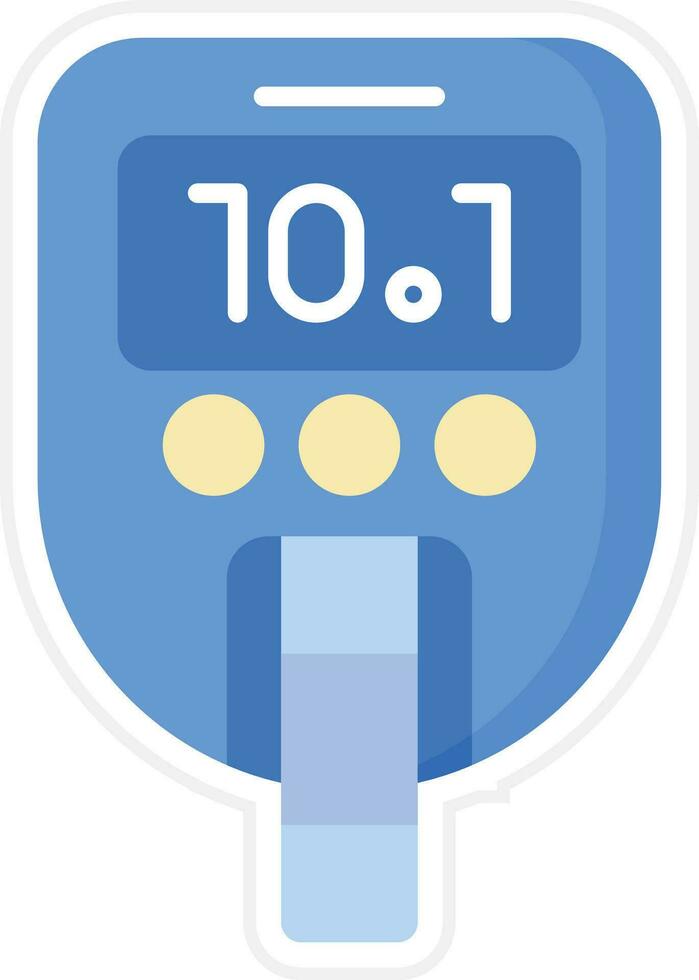 Glucose Checkup Vector Icon