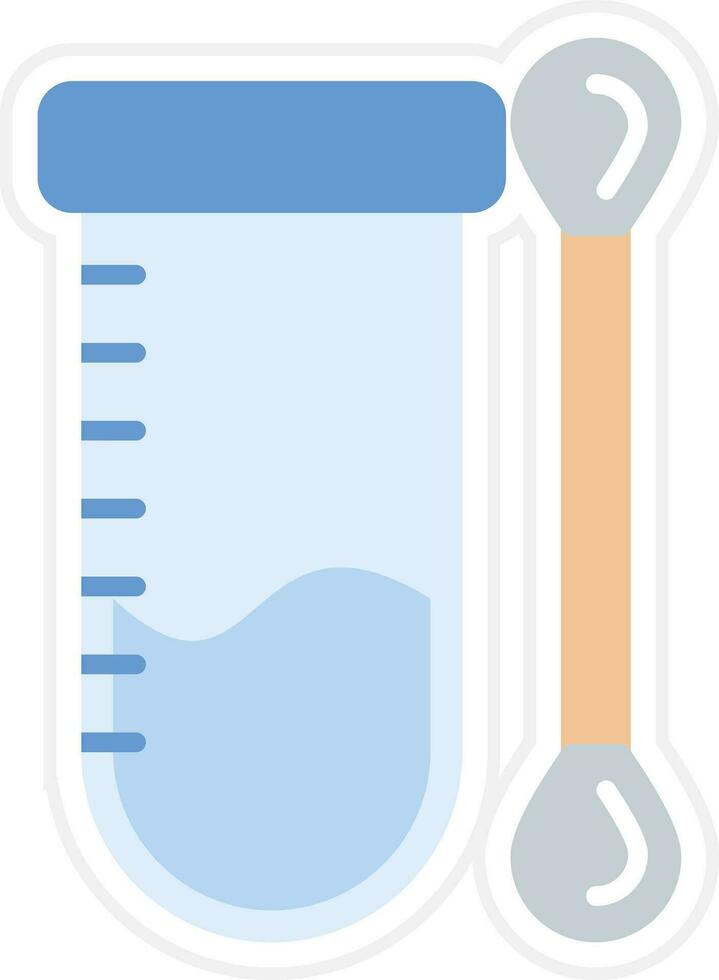 Swab Test Vector Icon