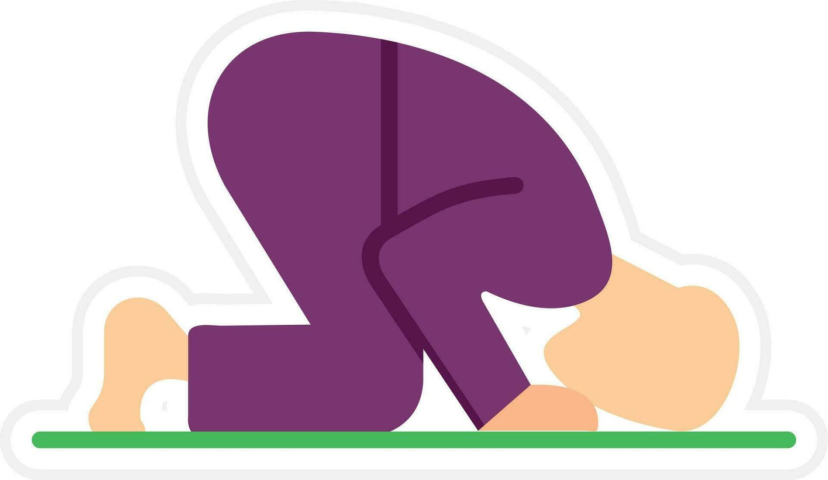Sujud Vector Icon
