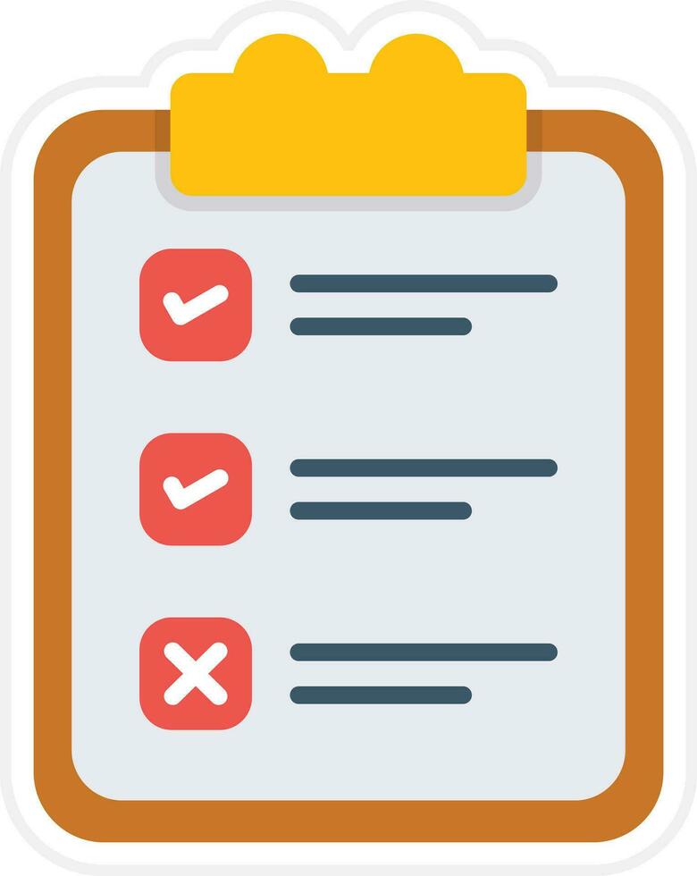 Checklist Vector Icon