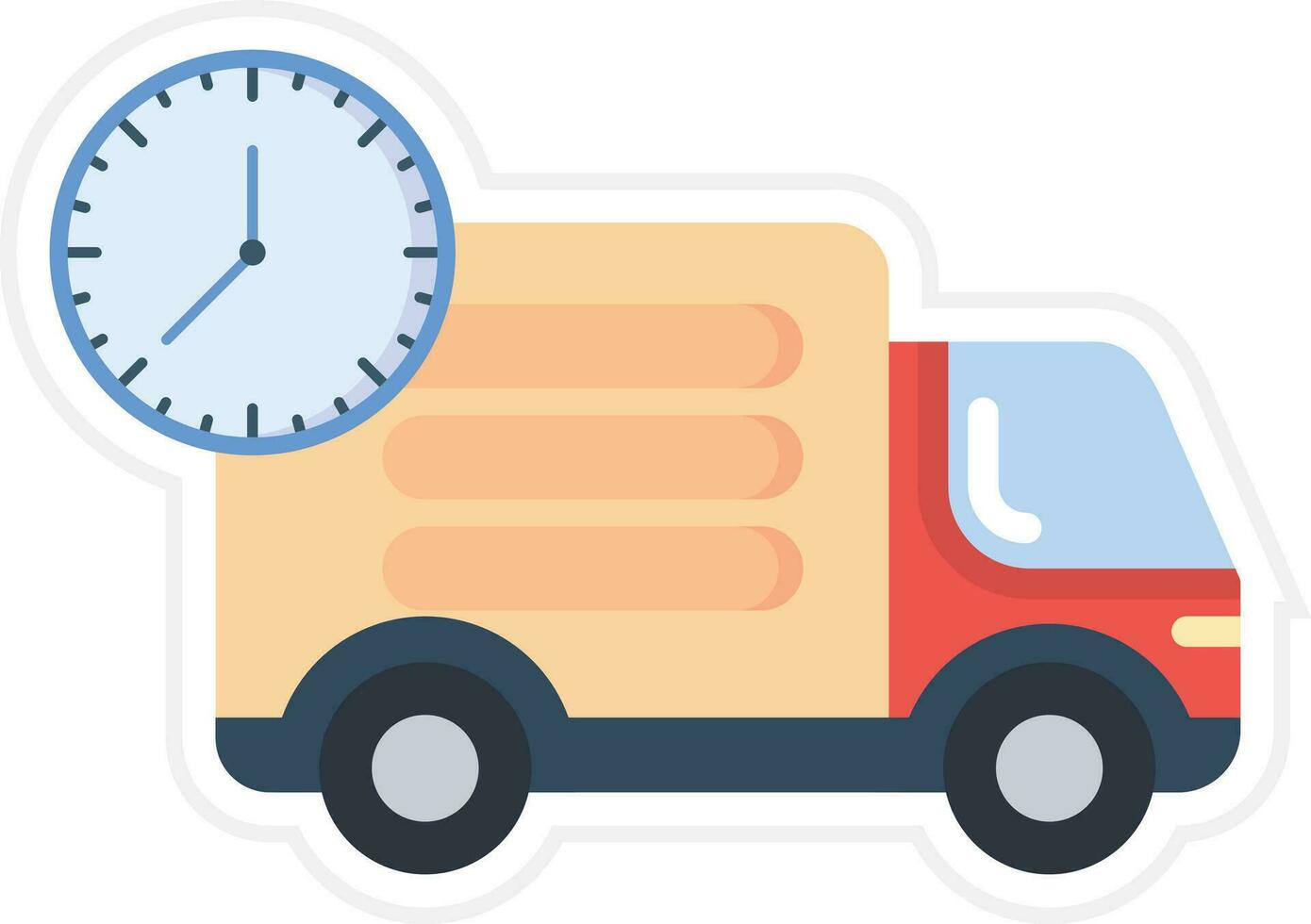 Delivery Time Vector Icon