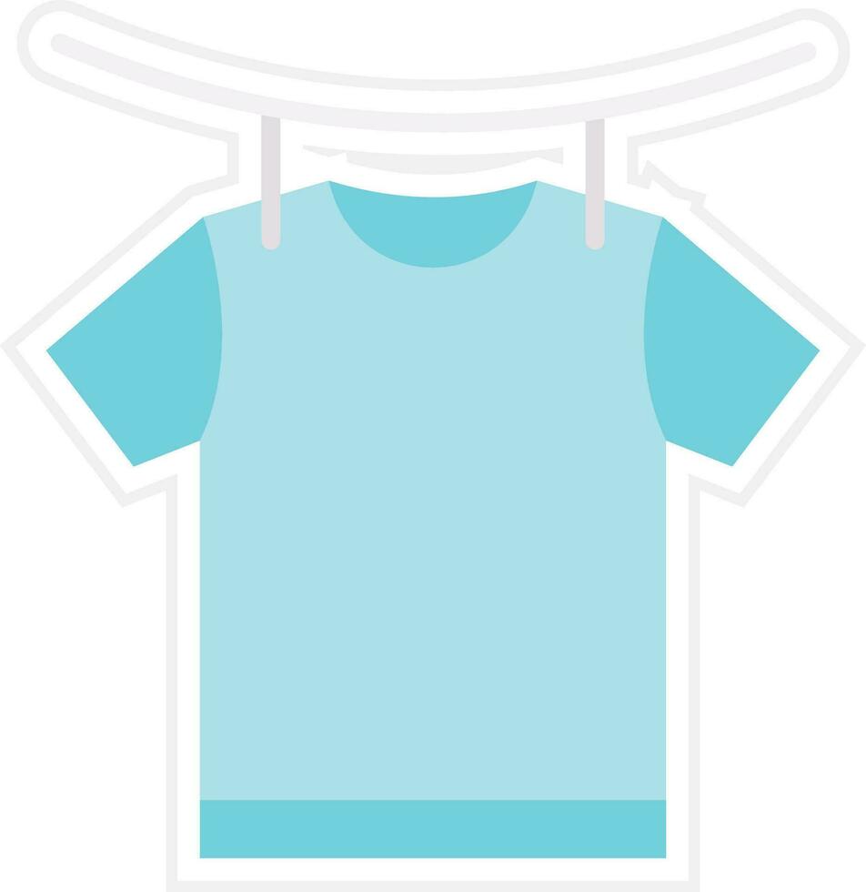 Drying Clothes Vector Icon