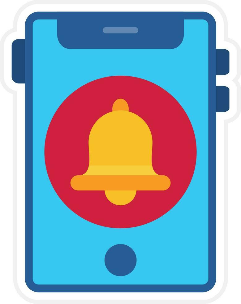 Smartphone Alarm Vector Icon