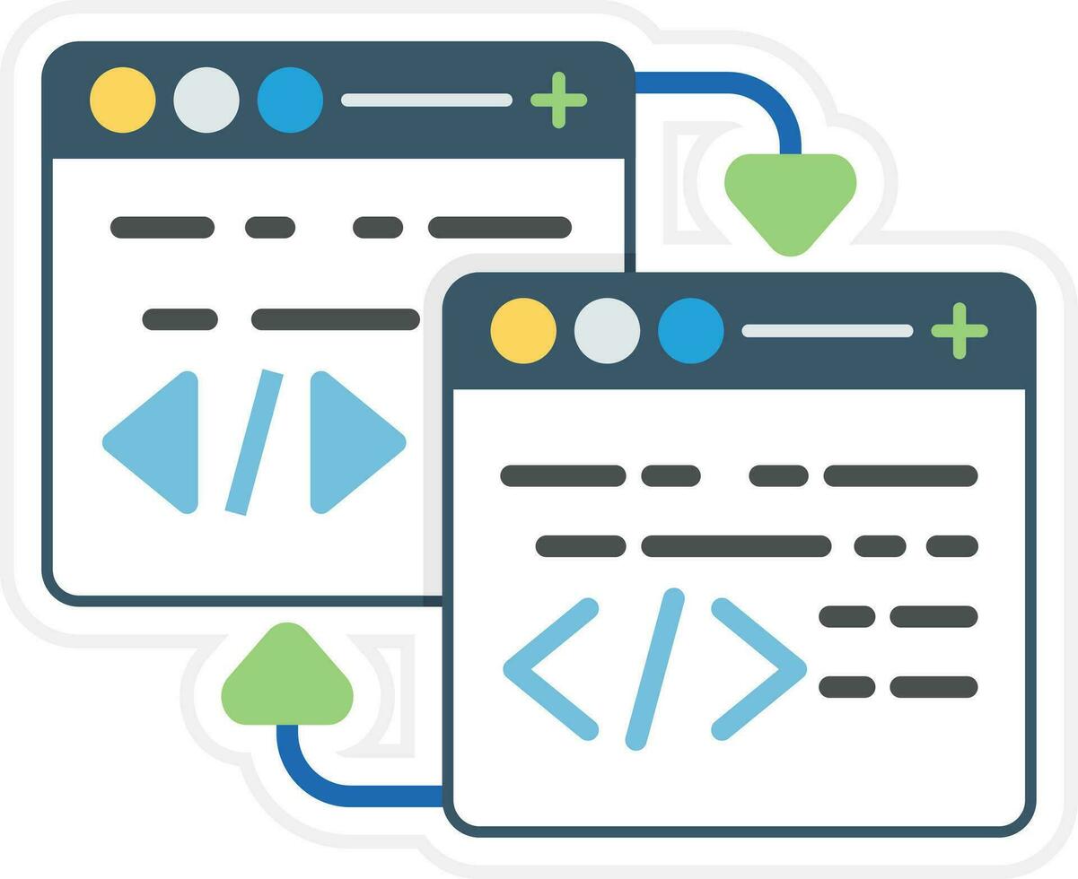 Code Refactoring Vector Icon