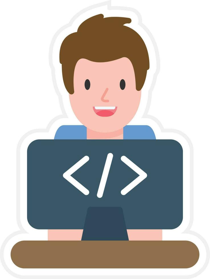 Programmer Vector Icon