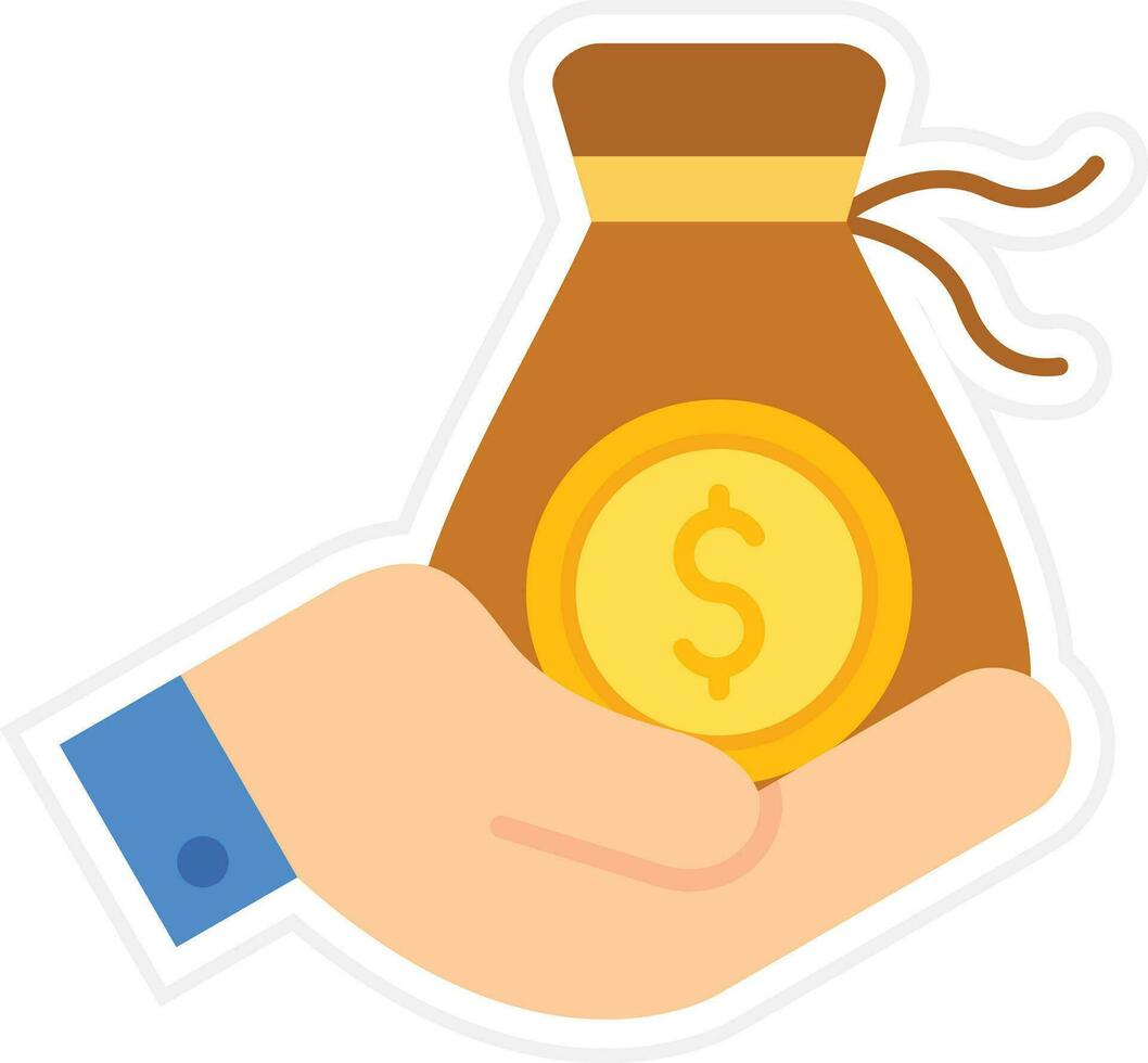 Cash Donation Vector Icon