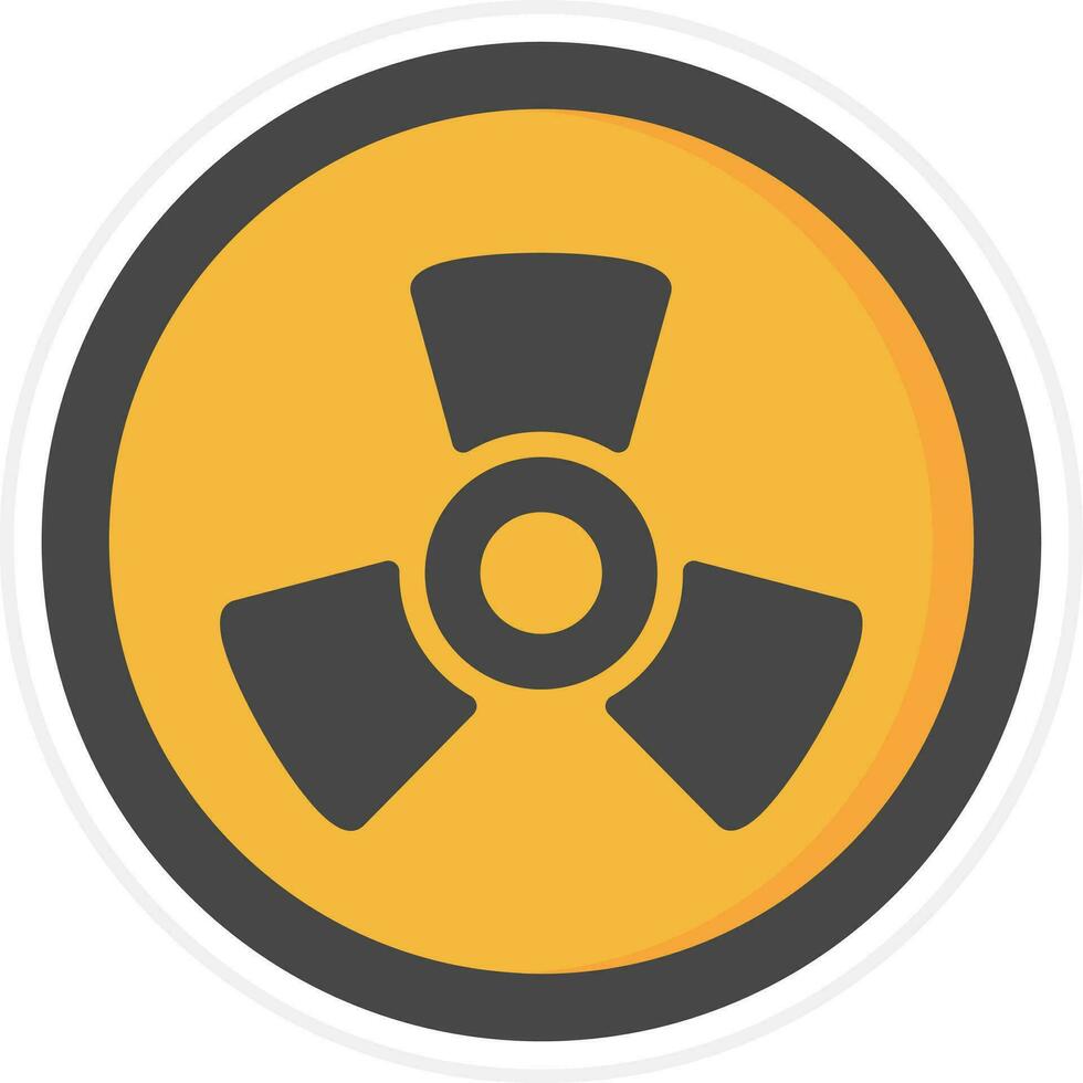 Radiation Vector Icon