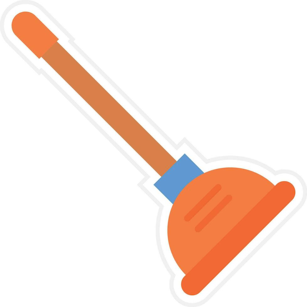 Plunger Vector Icon