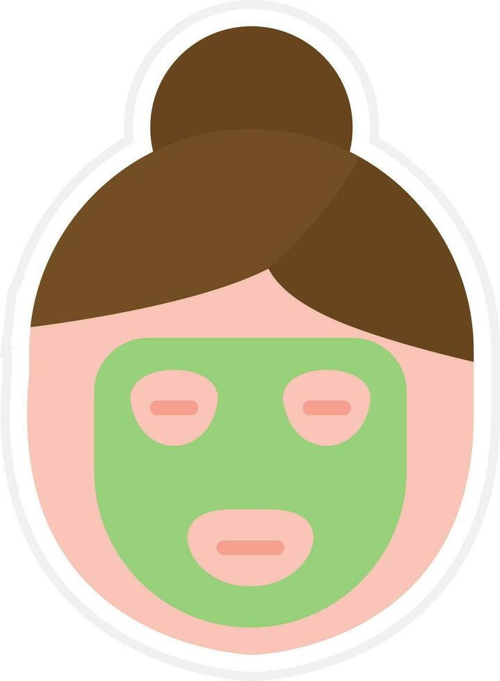 icono de vector de máscara facial