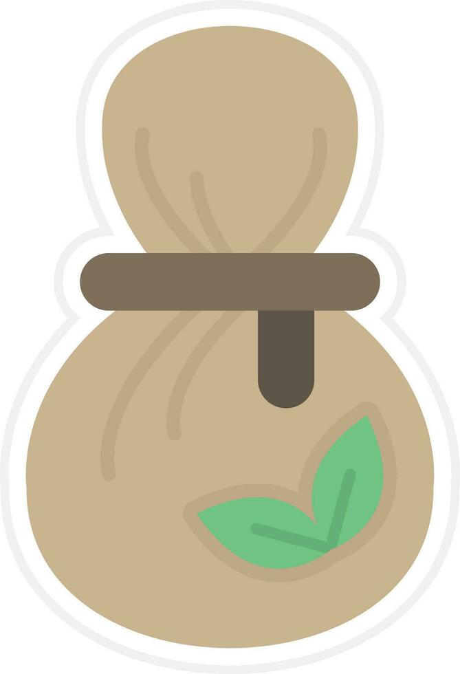 Herbal Massage Vector Icon