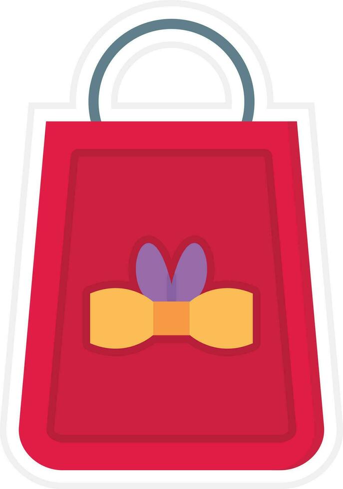 icono de vector de bolsa de compras