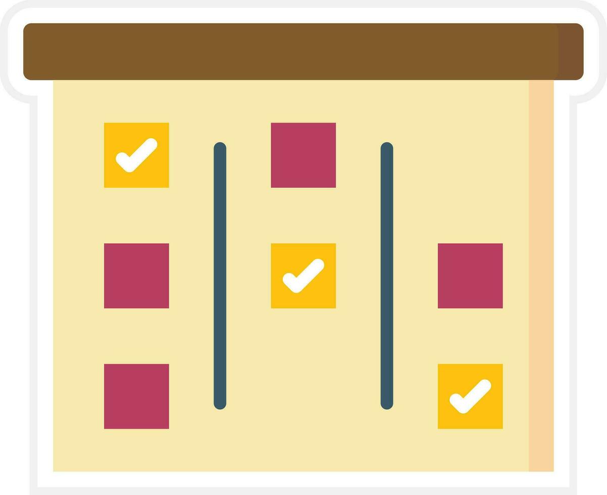 Agile Board Vector Icon