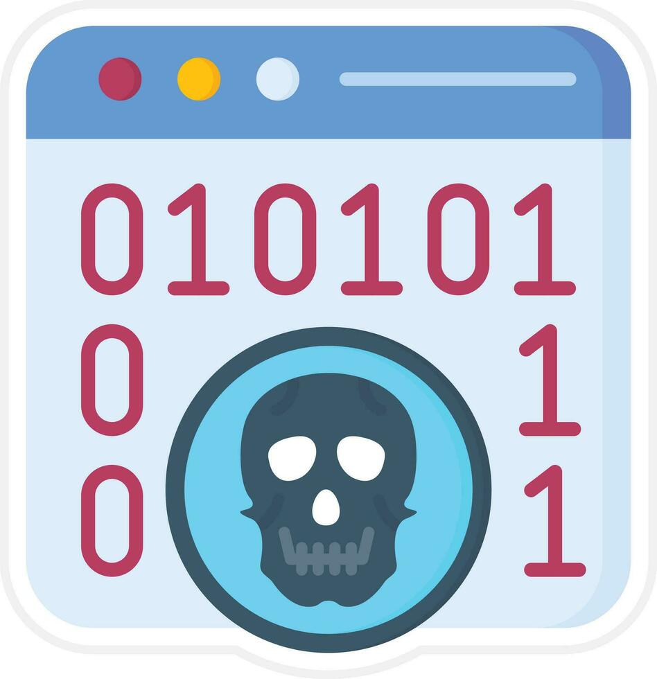 Website Hacked Vector Icon