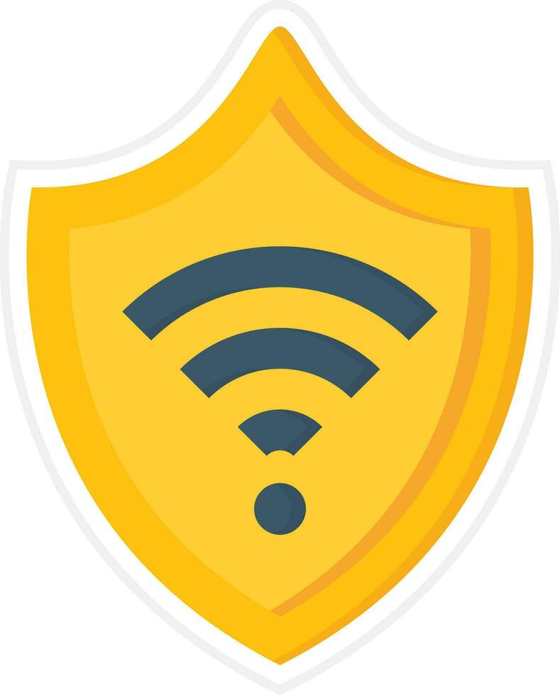 Wifi Security Vector Icon
