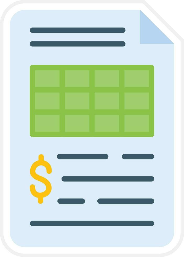 Invoice Vector Icon