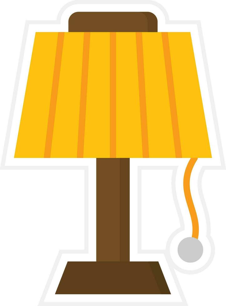 Desk Lamp Vector Icon