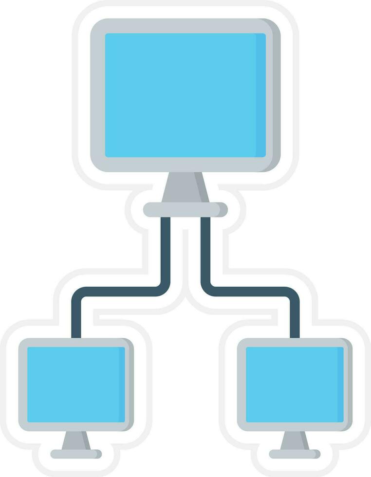 Computer Networking Vector Icon