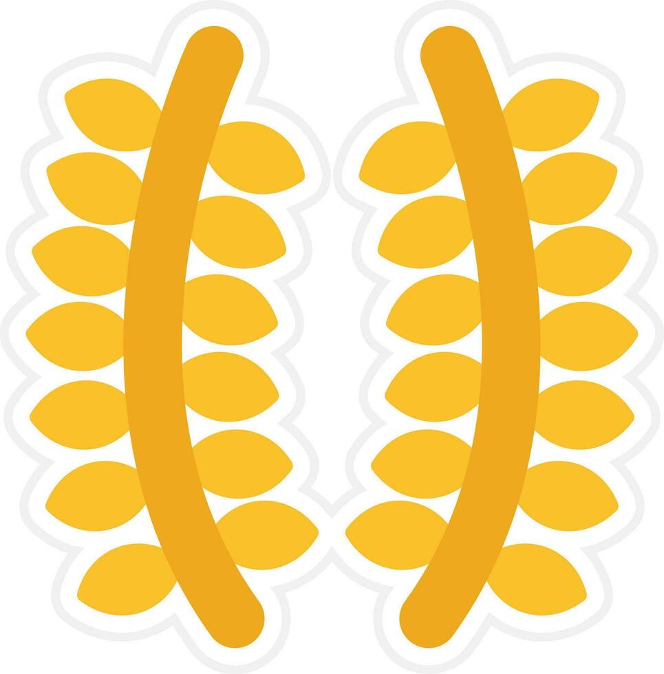 Sheaf of Rice Vector Icon