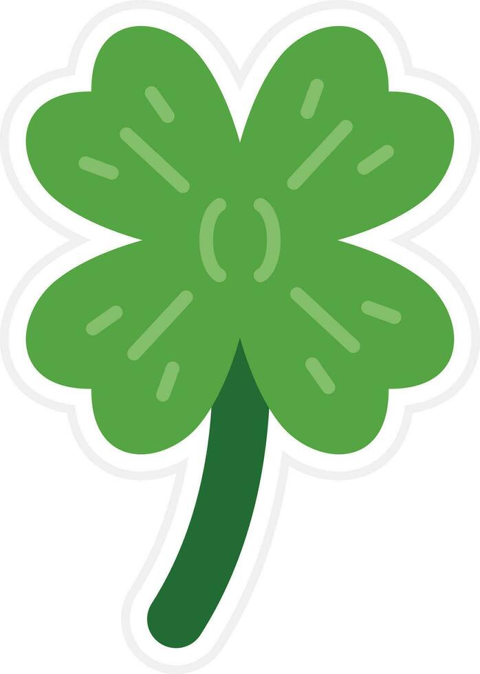 Four Leaf Clover Vector Icon