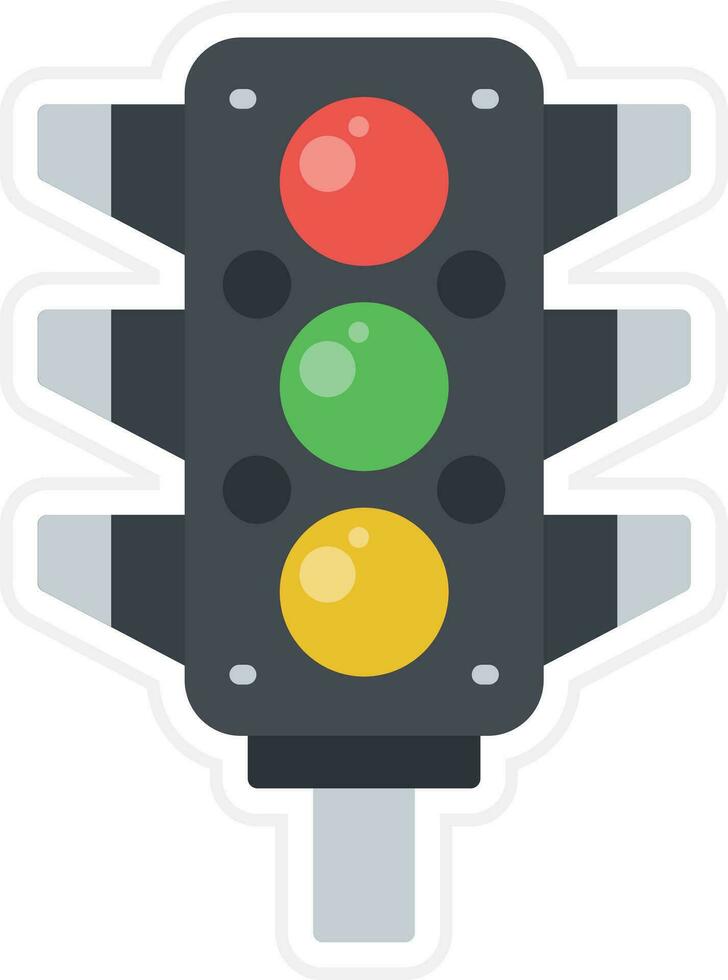 Traffic Light Vector Icon