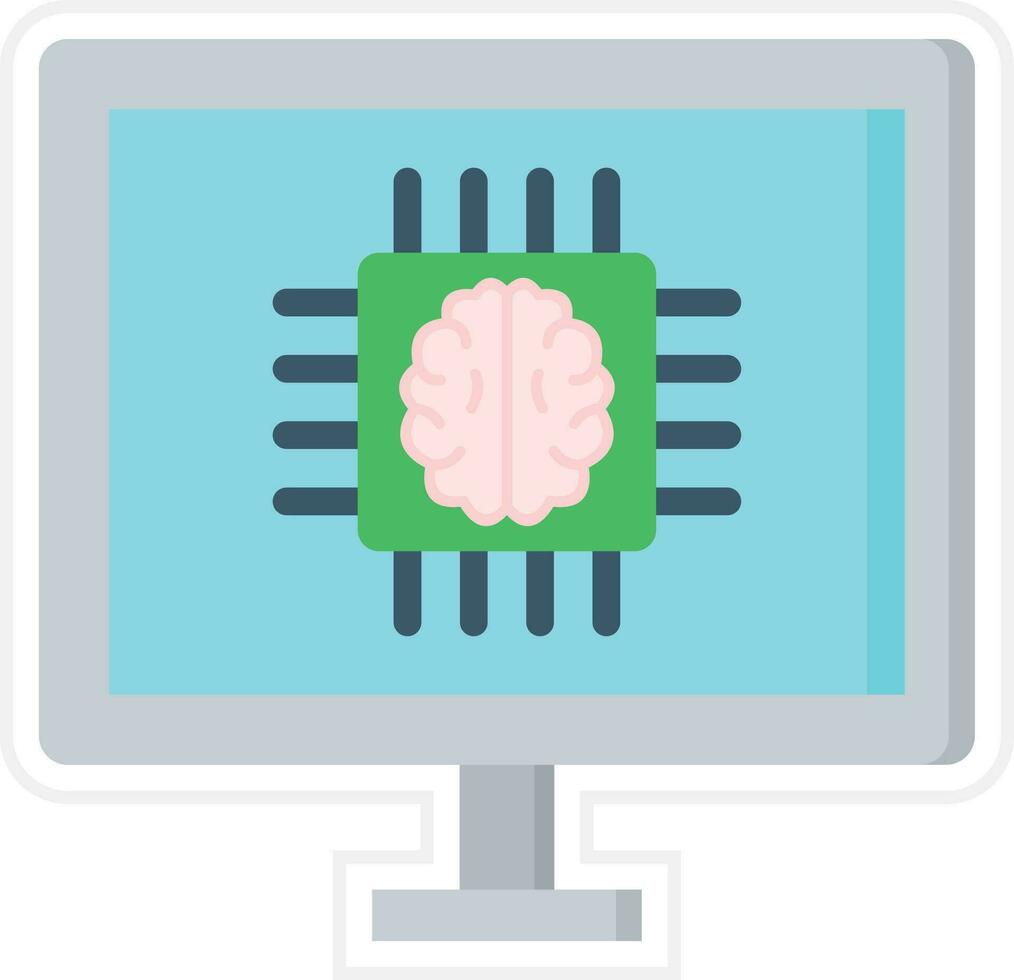Deep Learning Vector Icon