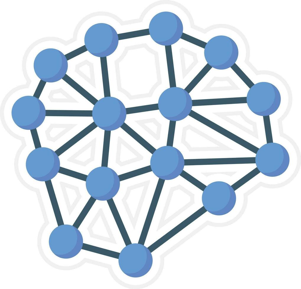 Neurons Circuit Vector Icon