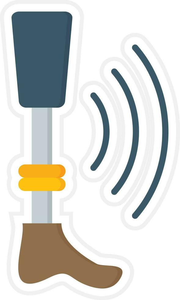 Smart Prosthesis Vector Icon