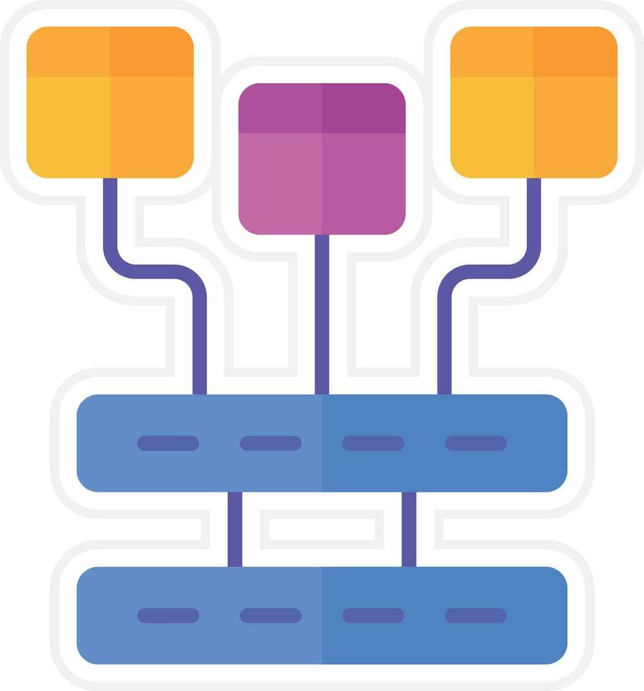 Data Modelling Vector Icon